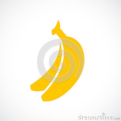 Banana vector sign Vector Illustration