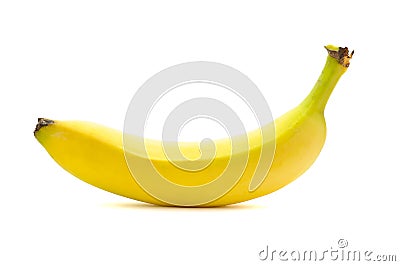 Banana on white background Stock Photo