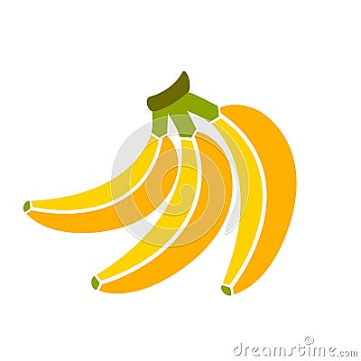 Bananas bunch vector illustration Vector Illustration