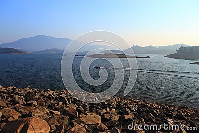 Banasura Sagar Dam Wayanad Stock Photo