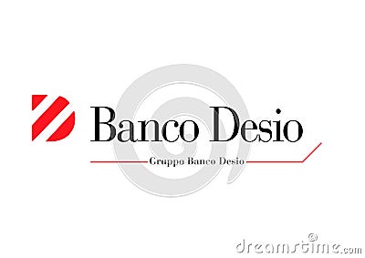 Banco Desio Logo Stock Photo