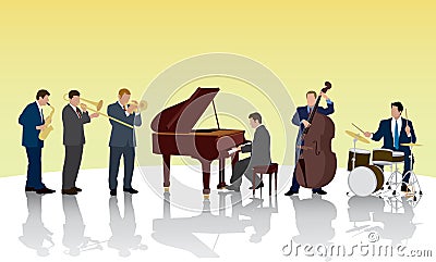 band Vector Illustration