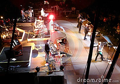 The Band Chicago at First Merit Pavilion, Chicago Editorial Stock Photo