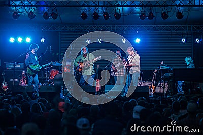 Leftover Salmon - Rock and Roll Band Editorial Stock Photo