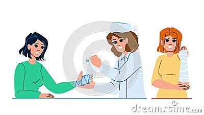 bandage hand vector Vector Illustration