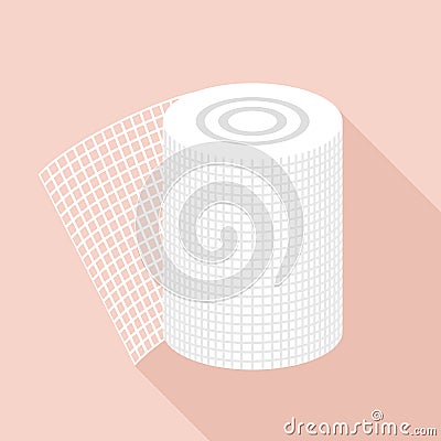 Bandage icon, flat style Vector Illustration