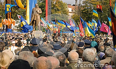 Bandera monument unveiling Editorial Stock Photo