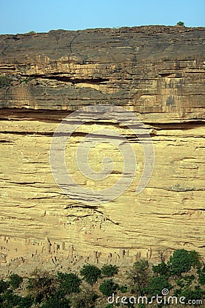 Bandiagara Escarpment Stock Photo