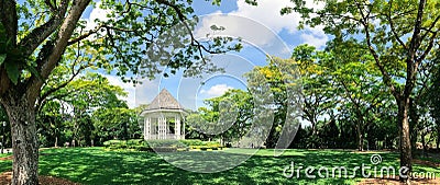 The Bandstand in Botanic Gardens, Singapore Stock Photo