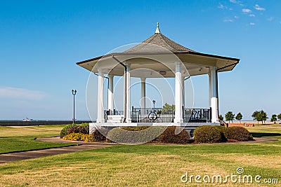 Bandstand at Fort Monroe in Hampton, Virginia Stock Photo