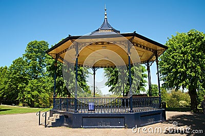 Bandstand in the park Stock Photo