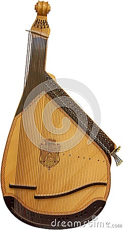 Bandura, Ukrainian folk musical instrument Stock Photo