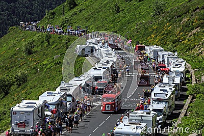 Banette Caravan - Tour de France 2016 Editorial Stock Photo