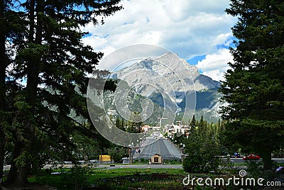 Banff Alberta,Canada Editorial Stock Photo