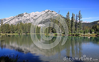 Banff - river bow Stock Photo