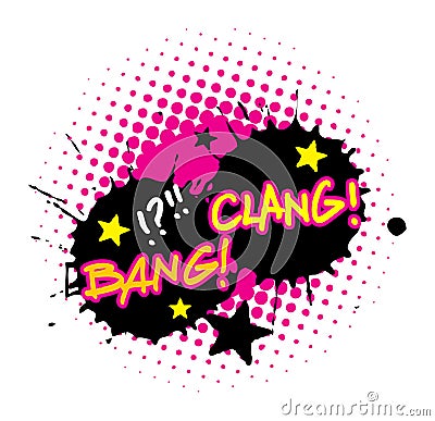 Bang and Clang Vector Illustration