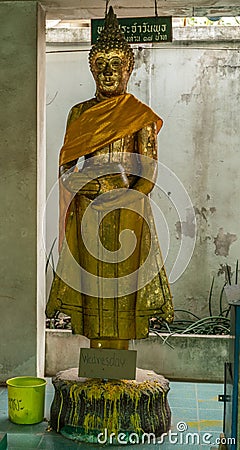 Buddhist statue for Wednesday at Wang Saen Suk monastery, Bang Saen, Thailand Stock Photo