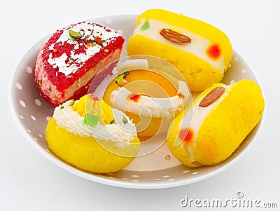 Bangali Sweets Stock Photo