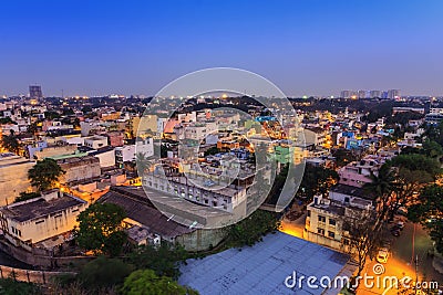 Bangalore City skyline - India Stock Photo