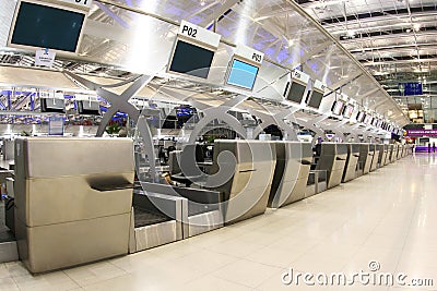 Bangkok airport Stock Photo