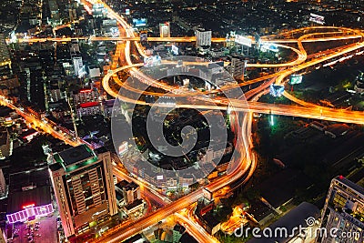 Bangkok city highways Editorial Stock Photo