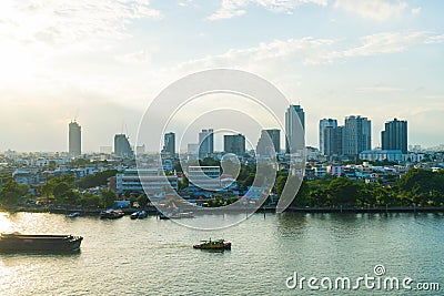 Bangkok city in Thailand Stock Photo