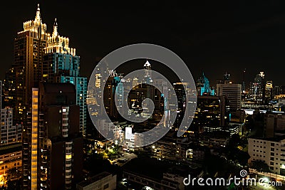 Bangkok cityscape Editorial Stock Photo