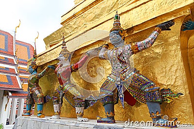 Bangkok, Grand Palace Stock Photo