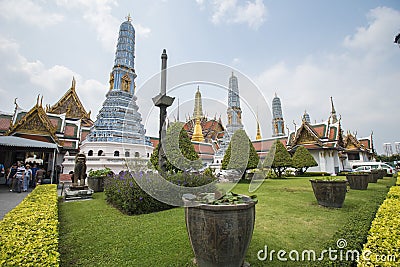 Bangkok Grand Palace Editorial Stock Photo