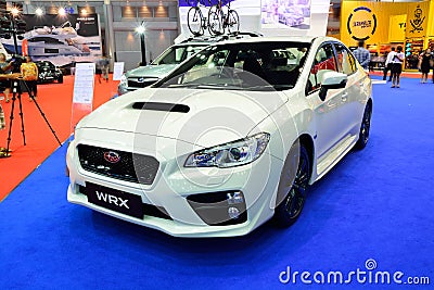 BANGKOK - March 26 : New Subaru WRX on DisPlay at 36th Bangkok I Editorial Stock Photo