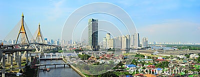 Bangkok skyline Stock Photo