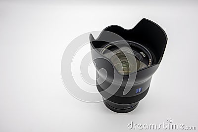 Bangkok, Thailand - April 12, 2018: Zeiss Batis 25 f2.0 len for Editorial Stock Photo