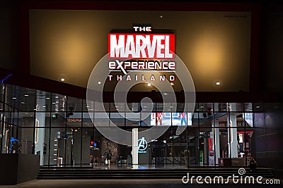 Marvel Experience Thailand Editorial Stock Photo