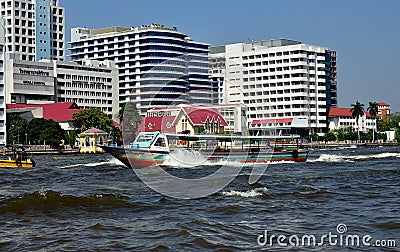 Bangkok, Thailand: Chao Praya River Editorial Stock Photo