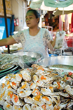 Bangkok, Thailand: Chinatown Food Vendor Editorial Stock Photo