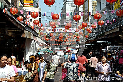 Bangkok, Thailand: Colourful Chinatown Editorial Stock Photo