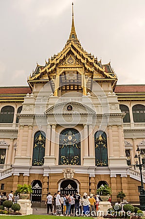 The Grand Palace, Official residence of the Kings of Thailand Editorial Stock Photo