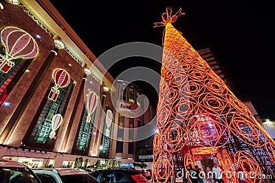 BANGKOK, THAILAND - DECEMBER 9: Many people come to visit and ta Editorial Stock Photo
