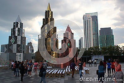 IconSiam department store, one of the largest shopping malls in Asia Editorial Stock Photo