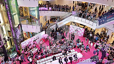 BANGKOK, THAILAND - FEBRUARY 20, 2018: Unveil event of Fujifilm Editorial Stock Photo