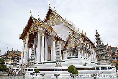 Bangkok,Thailand-July 4,2020:The Chuch is beautiful landmark and famous in Suthat temple at bangkok thailand Editorial Stock Photo