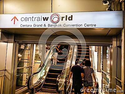 BANGKOK, THAILAND - MARCH 12, 2017: CentralWorld, the largest sh Editorial Stock Photo
