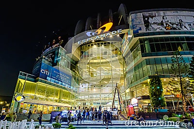 Esplanade shopping mall in Bangkok Editorial Stock Photo