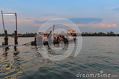 Bangkok, Thailand - March 14, 2017: Slow lifestyle of villagers Editorial Stock Photo