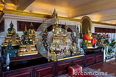 Bangkok, Thailand, March 2013 Temple of the Golden Mount, popular tourist attraction in Asia Editorial Stock Photo