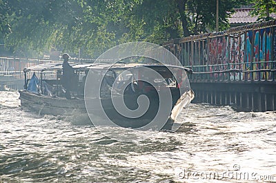 à¸ºBangkok, Thailand : Passenger boat Editorial Stock Photo