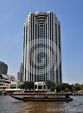 Bangkok, Thailand: Peninsula Hotel Editorial Stock Photo