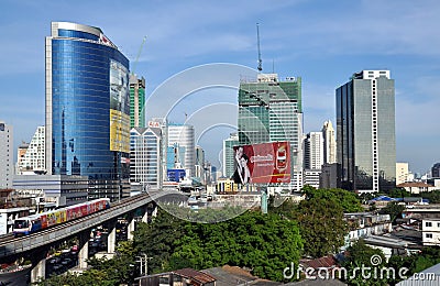 Bangkok, Thailand: Sathorn Road District Editorial Stock Photo