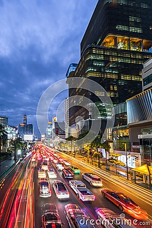 Ratchada Train Night Market, Bangkok, Thailand. Editorial Stock Photo