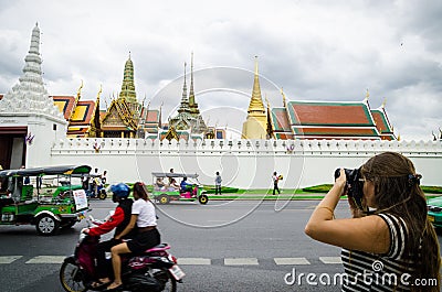 Bangkok, Thailand : Tourist take photo Editorial Stock Photo